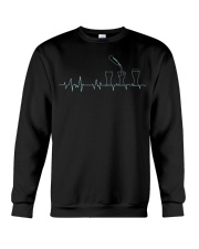 Beer Heart Beat Crewneck Sweatshirt tile