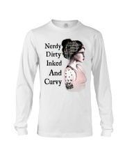 Nerdy Dirty Inked And Curvy Long Sleeve Tee tile