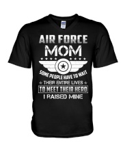 Air Force Mom V-Neck T-Shirt tile