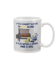 A Man Needs A Smoker And A Dog On Beer Mug tile