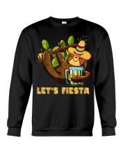 Lets Fiesta Sloth Beer Crewneck Sweatshirt tile