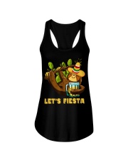 Lets Fiesta Sloth Beer Ladies Flowy Tank tile