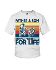 Father And Son Riding Partners For Life Youth T-Shirt tile