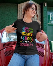 100 Days Of School And Loving It Ladies T-Shirt apparel-ladies-t-shirt-lifestyle-01