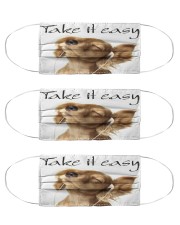Big Face Dogs Cloth Face Mask - 3 Pack front