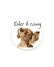Big Face Dogs Circle Magnet thumbnail