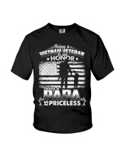 Vietnam Veteran Being Papa Youth T-Shirt tile