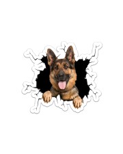 German Shepherd Sticker - Single (Horizontal) front