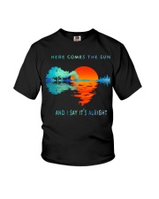 Here Comes The Sun And I Say It's Alright Youth T-Shirt tile