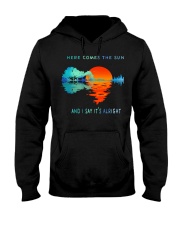 Here Comes The Sun And I Say It's Alright Hooded Sweatshirt tile