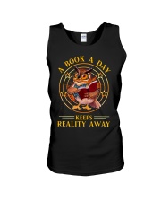 A Book A Day - Keeps Reality Away Unisex Tank tile