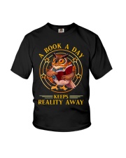 A Book A Day - Keeps Reality Away Youth T-Shirt tile