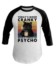 Today's Mood Baseball Tee tile