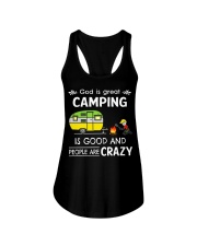 Camping Is Good Ladies Flowy Tank tile