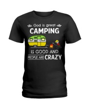 Camping Is Good Ladies T-Shirt front
