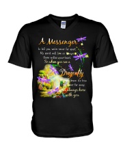 Dragonfly V-Neck T-Shirt tile
