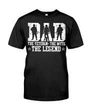 Dad Veteran Legend Classic T-Shirt tile