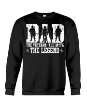 Dad Veteran Legend Crewneck Sweatshirt tile