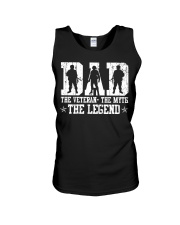 Dad Veteran Legend Unisex Tank tile