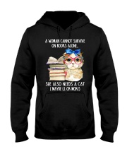 She Also Needs A Cat Maybe More Hooded Sweatshirt tile