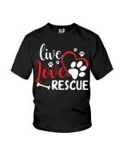 Live Love Rescue Youth T-Shirt tile
