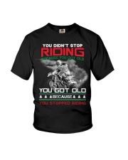 Old Because You Stopped Riding Youth T-Shirt tile