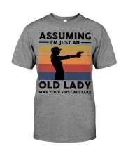 Assuming I'm An Old Lady Was Your First Mistake Premium Fit Mens Tee tile