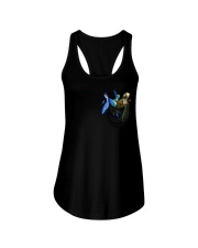 Turtles In Pocket Ladies Flowy Tank tile