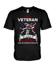 My Oath Has No Expiration Day V-Neck T-Shirt tile