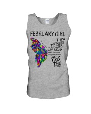 February Girl Unisex Tank tile