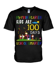 My Kids Are 100 Days Smarter V-Neck T-Shirt tile