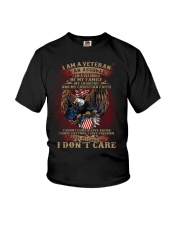 A Veteran And Asshole Youth T-Shirt tile