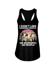 I Don't Like Morning People Ladies Flowy Tank tile