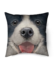 Big Face Border Collie Indoor Pillow - 16” x 16” thumbnail