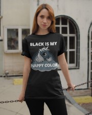 Black Is My Happy Color Classic T-Shirt apparel-classic-tshirt-lifestyle-19