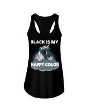 Black Is My Happy Color Ladies Flowy Tank tile