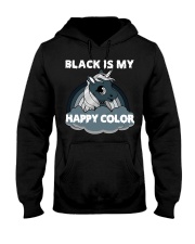 Black Is My Happy Color Hooded Sweatshirt tile
