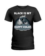 Black Is My Happy Color Ladies T-Shirt tile