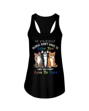 Be Yourself - People Don't Have To Like You Ladies Flowy Tank tile