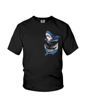 Shark In Pocket Youth T-Shirt tile