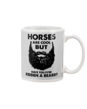 Horses Are Cool - But Have You Ever Ridden A Beard Mug tile