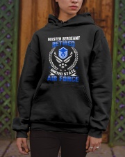 Master Sergeant Retired US Air Force Hooded Sweatshirt apparel-hooded-sweatshirt-lifestyle-front-03