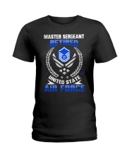 Master Sergeant Retired US Air Force Ladies T-Shirt tile