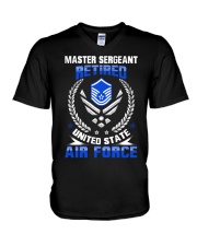 Master Sergeant Retired US Air Force V-Neck T-Shirt tile