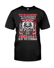 Trump Calls Me Us Veteran Classic T-Shirt tile