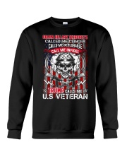Trump Calls Me Us Veteran Crewneck Sweatshirt tile