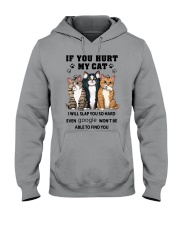 If You Hurt My Cat Hooded Sweatshirt tile