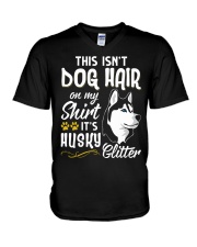 Its Husky Glitter V-Neck T-Shirt tile