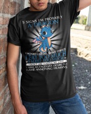 5 Signs I'm Probably A Dragon Classic T-Shirt apparel-classic-tshirt-lifestyle-27