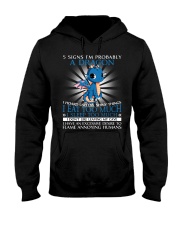5 Signs I'm Probably A Dragon Hooded Sweatshirt tile